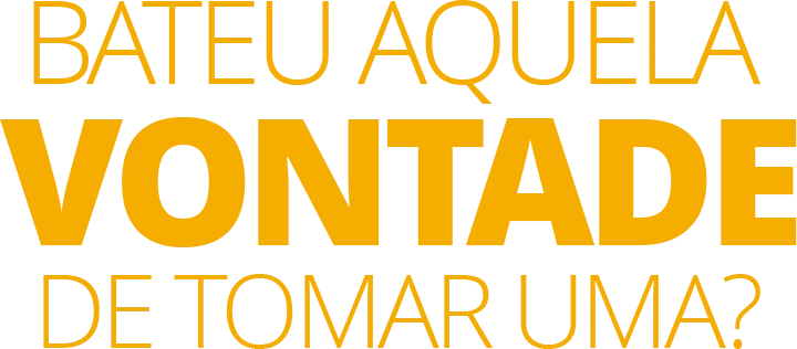 Bateu aquela vontade de tomar uma?